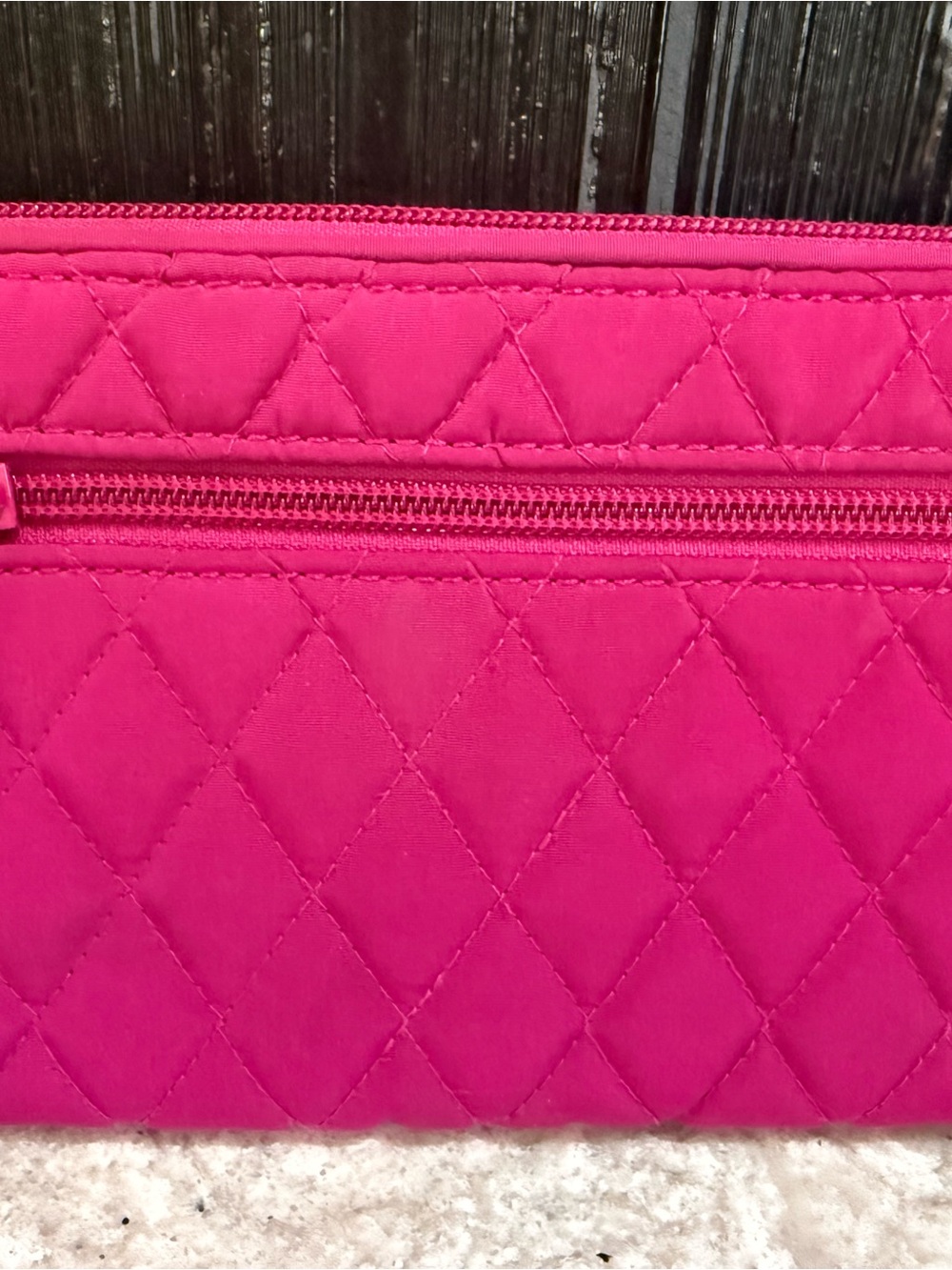 Vera Bradley Turn Lock Wallet - Fuchsia - Picture 3 of 7